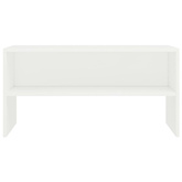 vidaXL Szafka pod TV, biała, 80x40x40 cm, materiał drewnopochodny