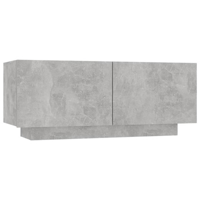vidaXL Szafka pod TV, szarość betonu, 100x35x40 cm wariant 4