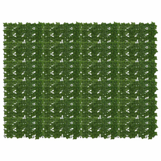 Parawan balkonowy z liśćmi zielony 200 x 150 cm