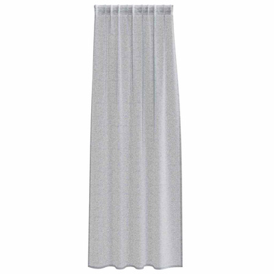 Firany Voile 2 pcs Ciemnoszary 245 x 140 cm Poliester