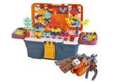 Klocki Puzzle Konstrukcyjne 3D W Skrzynce DIY Rozkręcanie Wiertarka