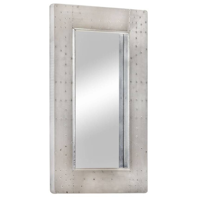 vidaXL Lustro ścienne w stylu Aviator, 80x50 cm, metalowe