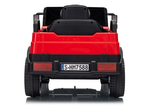 Auto Na Akumulator Mercedes Unimog HM7588 6V4Ah Czerwony