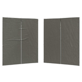 Ściana boczna namiotu na imprezy 2 pcs antracytowy 200 x 195 cm