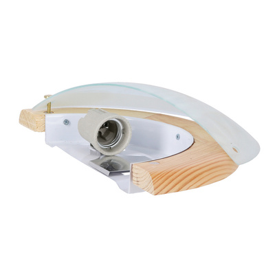 Lampa Sufitowa Candellux Bamboo 11-06639 Plafon Drewno Standard 1X60 W E27 Sosna