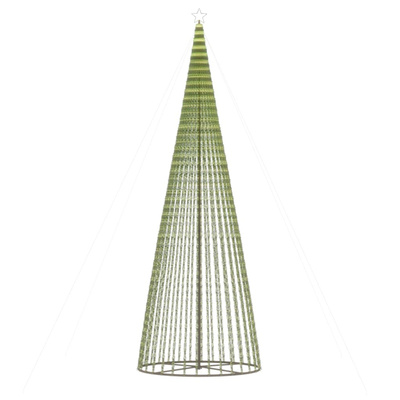 Choinka LED 1544 LEDs Ciepła biel 500 cm