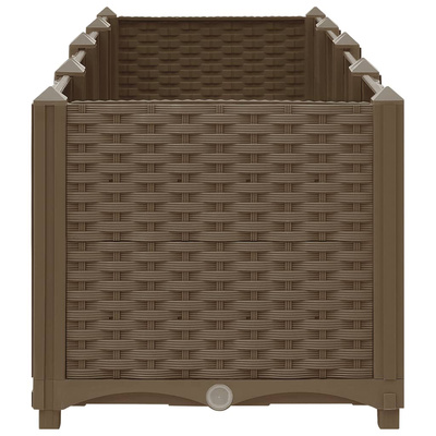 Donica do podniesionej rabaty, 160x40x38 cm, polipropylen