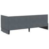 Rama Łóżka Narożnego z Materacem 2 szt. ciemnoszary 80 x 200 cm