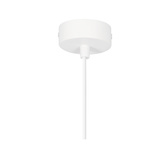 Claro lampa wisząca biały 1x15W GU10 klosz biały+drewniany 31-27764