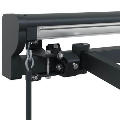 Rama manualnej markizy Z regulacją Antracyt 5 × 3,5 m Stal