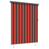 Roleta Pomarańczowy i brązowy 200 x 250 cm Materiał i Aluminium