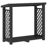 Stojak na drewno kominkowe 114 x 46 x 101 cm PP antracytowy