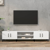 vidaXL Szafka pod TV, biała, 180x31,5x40 cm, materiał drewnopochodny