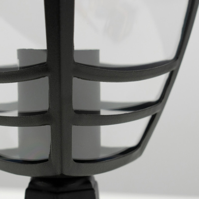 Słupek ogrodowy latarnia IMMA BLACK L/S E27 czarny IP44 EDO777382 EDO Solutions