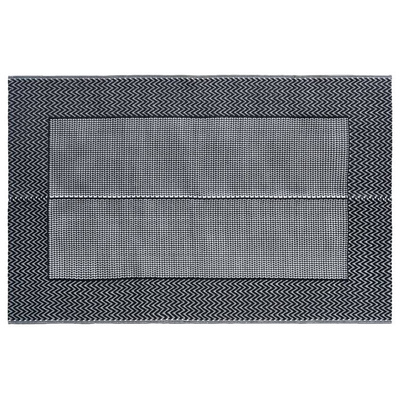 vidaXL Dywan na zewnątrz, szary, 120x180 cm, PP wariant 4