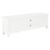 vidaXL Szafka pod TV, biała, 120 x 30 x 40 cm, drewniana