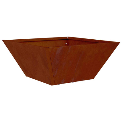 Doniczka ogrodowa 5 pcs Rdzawy 35 x 35 x 15 cm