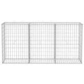 Kosz gabionowy, stal galwanizowana, 200x30x100 cm
