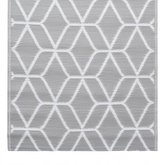 vidaXL Dywan na zewnątrz, szary, 80x150 cm, PP