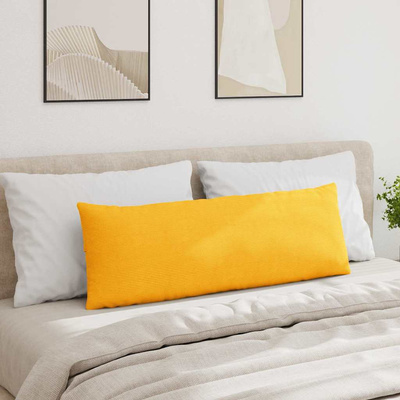 Poduszki na sofę 2 pcs Jasnożółty 120 x 40 cm