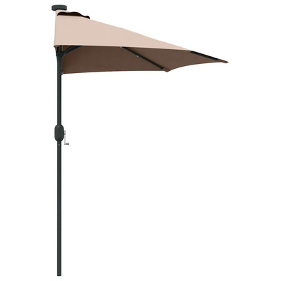 Parasolka ogrodowa Ciemnoszary 294 x 150 x 223 cm