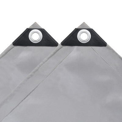 Plandeka 650 g/m?, 4 x 7 m, szara