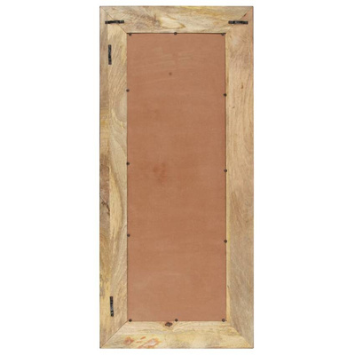 vidaXL Lustro, 110 x 50 cm, lite drewno mango