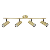 Lampa mosiądz ścienna/sufitowa listwa 4x15W Colly 94-01740