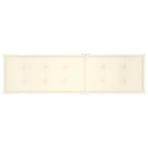 vidaXL Leżak tarasowy z podnóżkiem i poduszką, lite drewno akacjowe