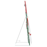 Podświetlany gnom z 60 diodami LED Ciepła biel 71 x 64 cm