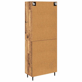 Highboard 2 szt. Stare drewno 69,5 x 34 x 180 cm