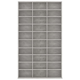 Szafka na płyty CD, szarość betonu, 102x16x177,5 cm