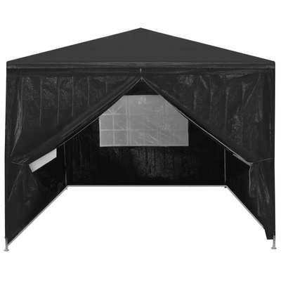 vidaXL Namiot imprezowy, 3 x 3 m, antracytowy