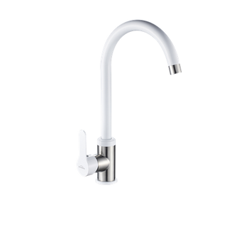 Bateria zlewozmywakowa Iron biały/inox  Invena