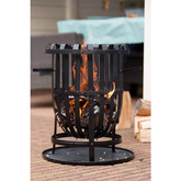 RedFire Kosz paleniskowy Dallas, czarny, stalowy