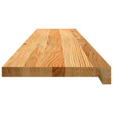 Stopnie schodowe, 8 szt. brązowe 120x30x2cm lite drewno dębowe