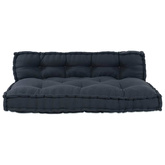 Poduszka do sofy paletowej 2 pcs antracytowy 120 x 80 x 38 cm