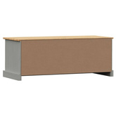 vidaXL Szafka pod TV VIGO, szara, 106x40x40 cm, lite drewno sosnowe