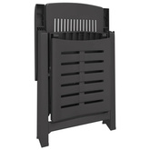 vidaXL Leżak, antracytowy, plastik