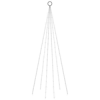 vidaXL Choinka do montażu na maszcie, 108 ciepłych białych LED, 180 cm