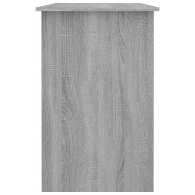 vidaXL Biurko, szary dąb sonoma, 100x50x76 cm, materiał drewnopochodny