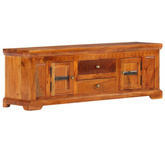 vidaXL Szafka pod TV, 119x30x40 cm, lite drewno akacjowe