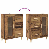 Highboard Stare drewno 69,5 x 34 x 180 cm Drewno inżynieryjne