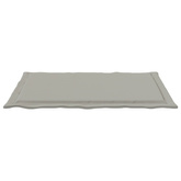 Poduszki na siedziska 4 pcs jasnoszary 47 x 36 x 2 cm Poliester