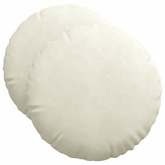 Poduszki na siedziska 2 pcs Kremowy ?50 x 19 cm Aksamit