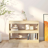 Regał na książki/przegroda, dąb sonoma, 100x30x72 cm