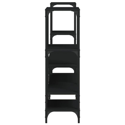 vidaXL Szafka pod TV, czarna, 206,5x28,5x95 cm
