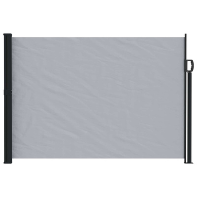 Rozkładany boczny markiz Szary 500 x 140 cm Poliester