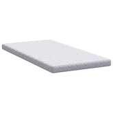 Materac Biały 90 x 190 cm Tkanina żakardowa