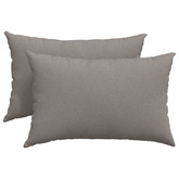 Poduszki na sofę 2 pcs Ciemnoszary 60 x 40 cm tkanina